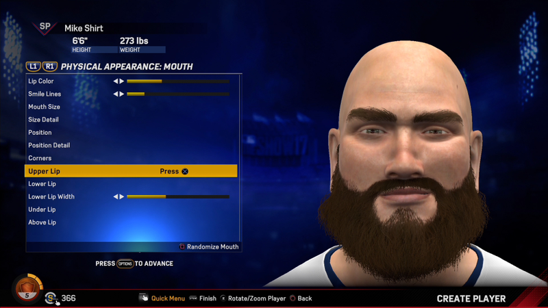The result of 20 minutes of character creation.